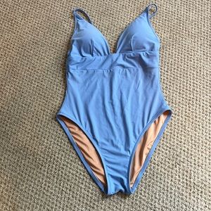J. Crew One Piece Bathing Suit Sz 6 Periwinkle